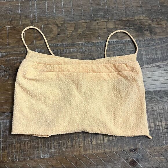 Anthropologie Sunday in Brooklyn Gingham Textured Crop Top- XL NWT - Picture 2 of 10